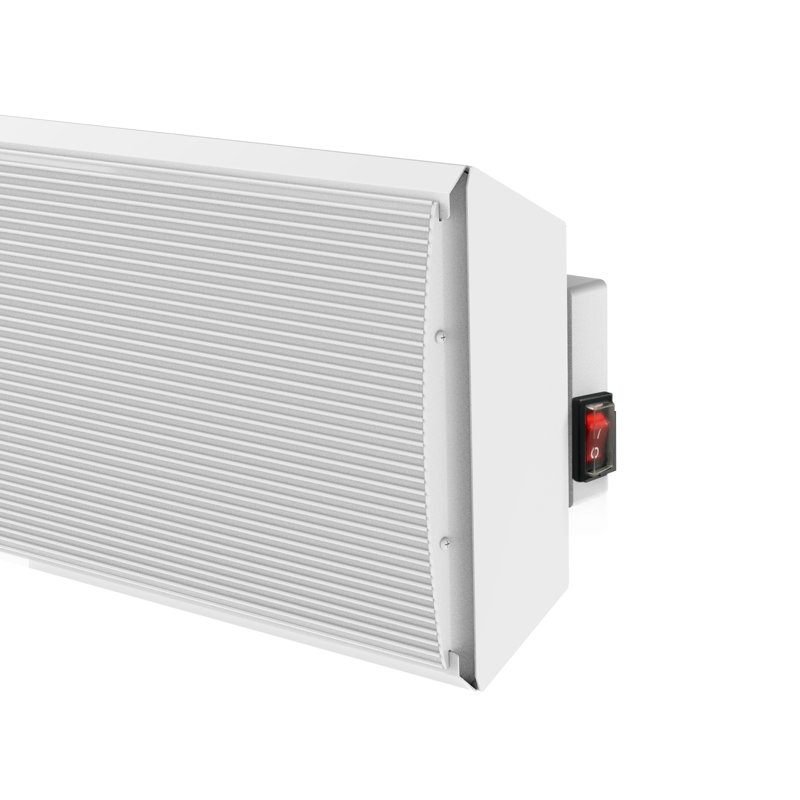 Chaufferette infrarouge murale / plafond Wexstar Ultra 1000W blanche avec interrupteur marche / arrêt