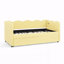 Lit de jour avec canapé-lit simple sans sommier, avec port USB et adorable tissu en forme de vague-129700450