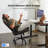 Ergonomic Computer Desk Chair With Adjustable Flip-up Arms, Lumbar Support Swivel Task Chair With Rocking Function-1137496206