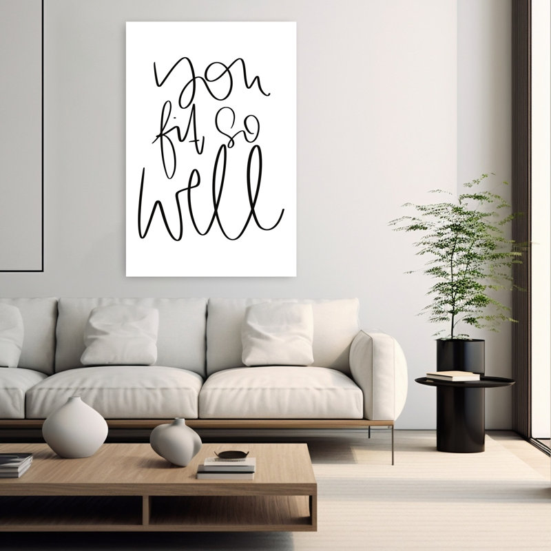 «You Fit So Well», art contemporain abstrait, 60" H x 40" W