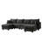 113.5'' Modular Sectiona Corduroy Sofa-2130155043