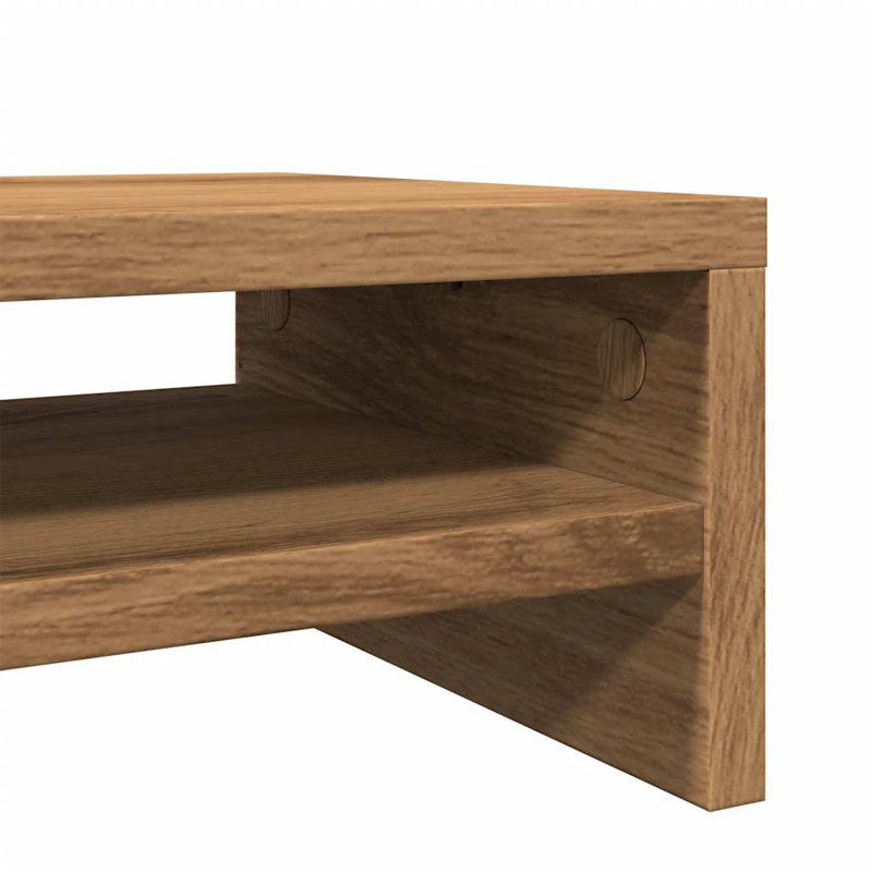 Cragmere Manufactured Wood Monitor Stand, Artisian Oak