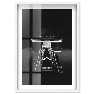 Soul Instrument Shadowbox Print Framed Photography by Notoriart, White Frame, 17 x 25