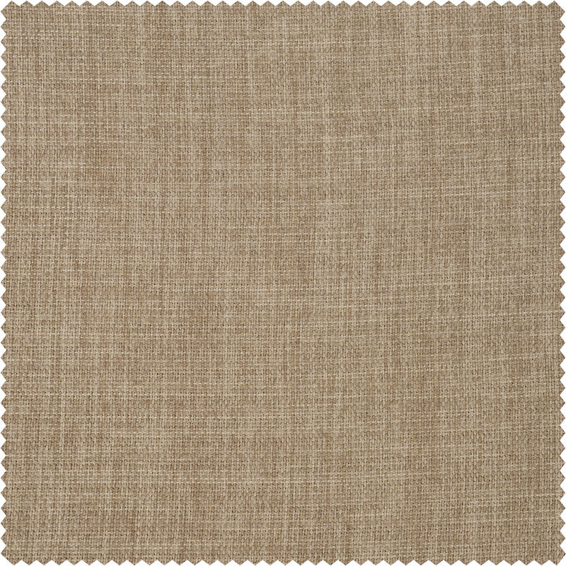 Ottis Faux Linen Room Darkening Curtain Panel, Nomad Tan, 50" W x 84" L