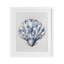 Impression Funky Toile Seashell encadrée sous verre, design par lettré et doublé-1959025329-1959025331