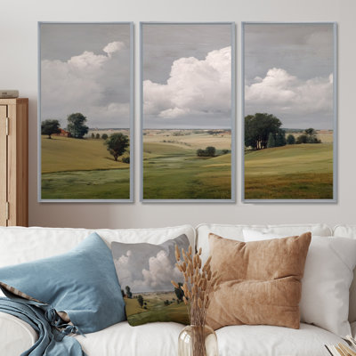 Summer Day In The English Countryside - Ensemble de salon Wall Art