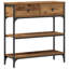 72.5cm Solid Wood Top Console Table