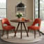 Chaises d'appoint rembourrées Nola Burnt Orange-55168186