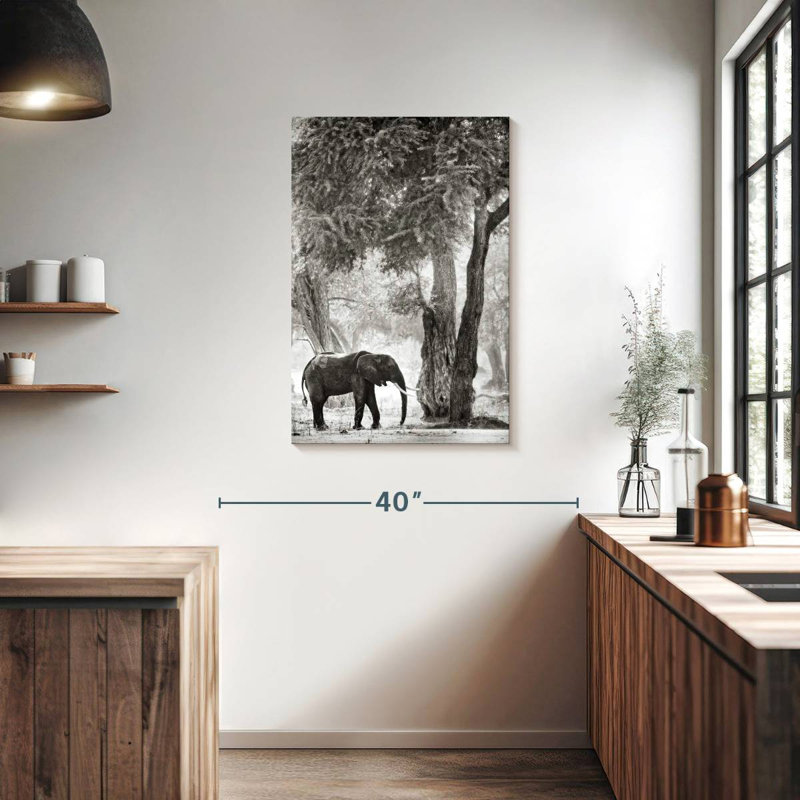 Brampt Wandering Elephant, 36" H x 24" W
