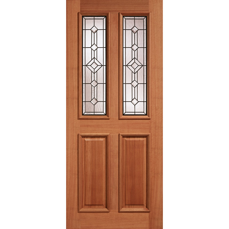 Derby Glazed Hardwood External Door, 1981mm H x 838mm W x 44mm D