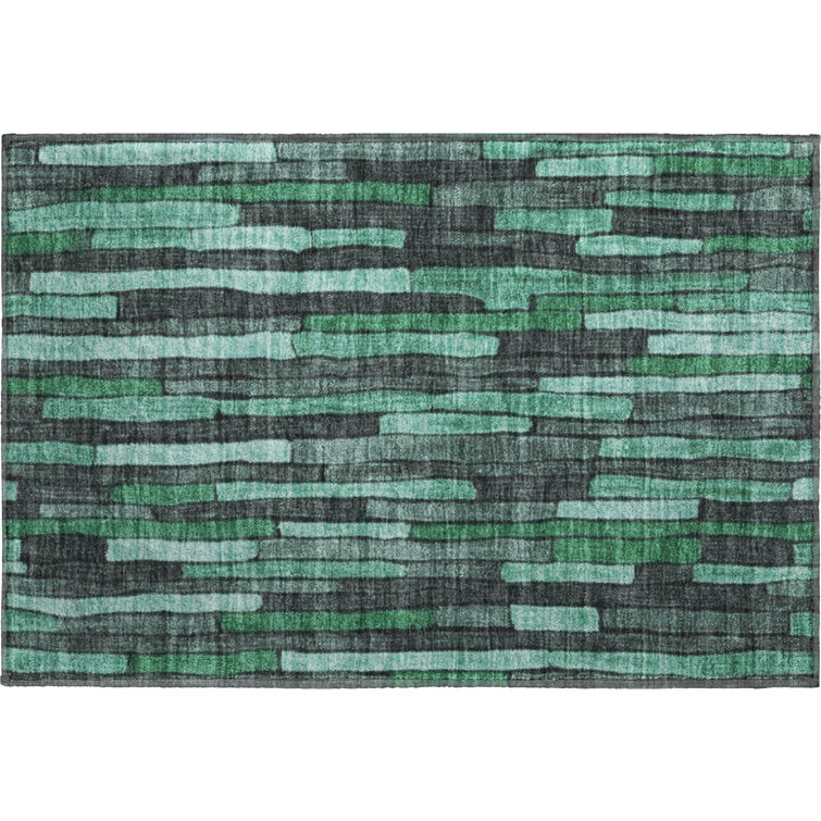 Premium Machine Washable Kumbhar AMF1301 Stripes Rug