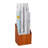 Adiroffice 12-Slot Upright Blueprint Map Roll File Corrugated Storage Box