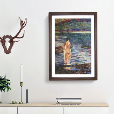Nude by the Lake by Fujishima Takeji - Picture Frame Painting Print