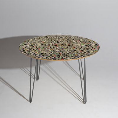 Sharon Turner Round Metal Base Dining Table