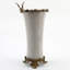 Vase en porcelaine blanche Crackle