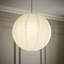 Paper Dome Pendant Shade ( Slip-On ) in White-1140480880