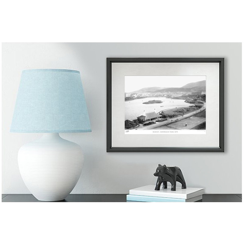 Ramsey, Mooragh Park 1895 by Francis Frith - Single Picture Frame Print, 60cm H x 80cm W x 2.3cm D