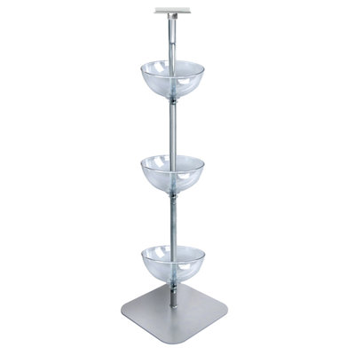 Three-Tiered 12" Bowl Floor Display