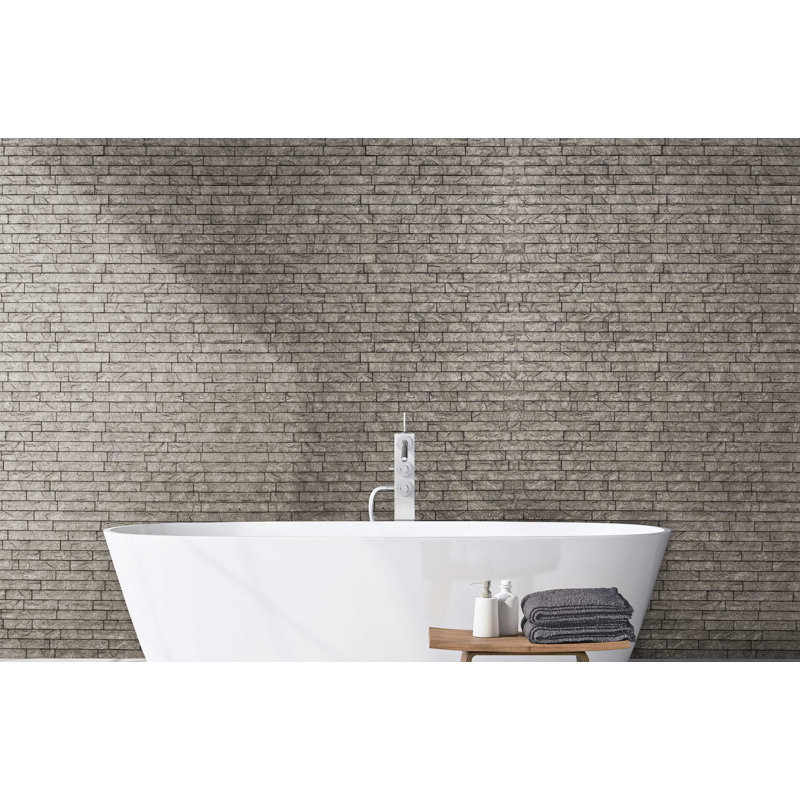 Panneaux muraux en PVC 24 "x 24" Ledge Stone