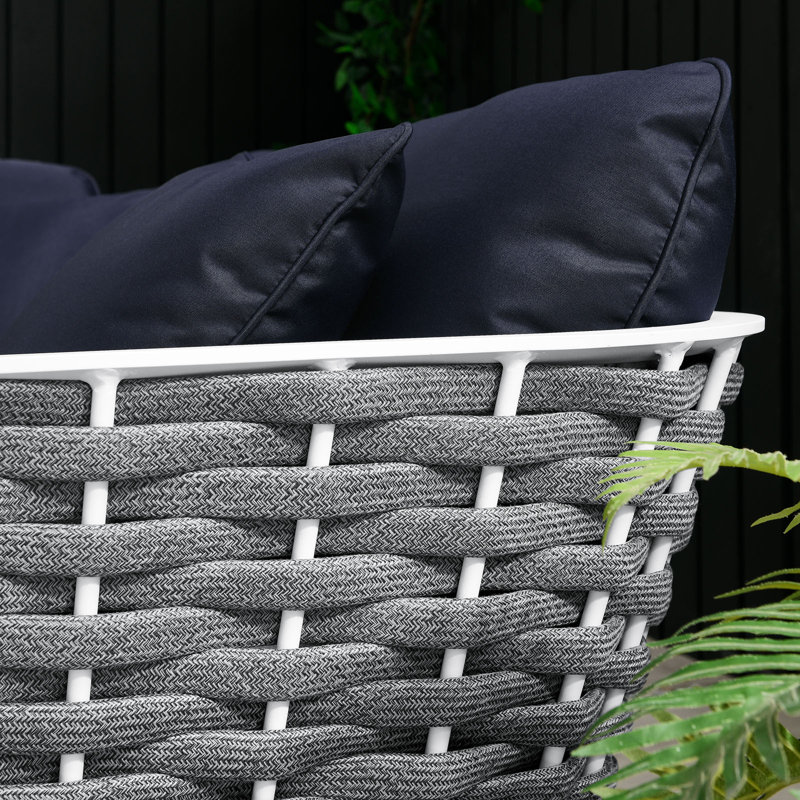 Petit canapé modulaire d'extérieur Modway Stance, Marine