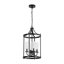 Lustre cylindrique moderne à 4 lumières Sparklet