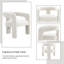 2 chaises d'appoint Beige Boucle - sièges modernes et élégants. Siège rembourré en mousse confortable. Fabrication en bois composite. Pas d'assemblage. Capacité de poids de 220 lb. 19 po de largeur du siège, 22 po de profondeur, hauteur. Accoudoir 