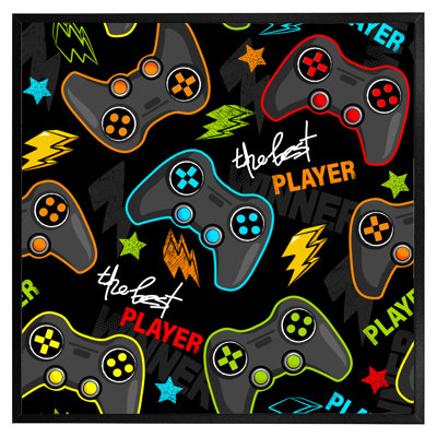 Joystick Game - Single Picture Frame Print