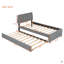 Lit plateforme tapissier Teddy