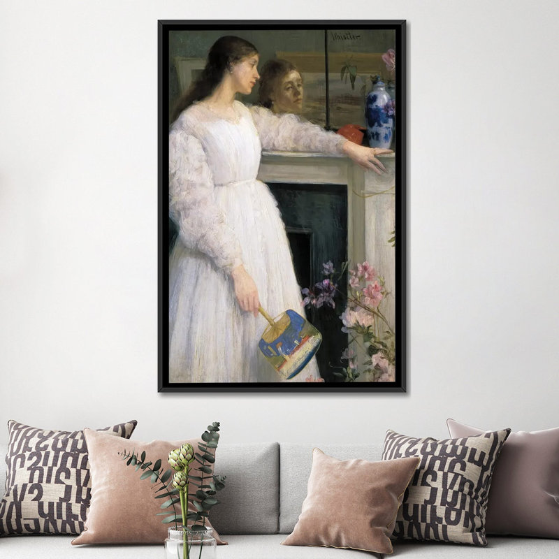 Print, 152.4 cm H x 101.6 cm W x 4.445 cm D, Black