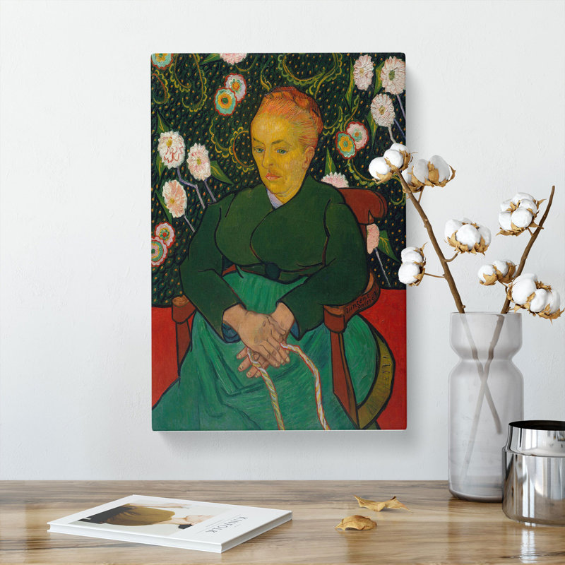 Seated Woman by Vincent Van Gogh - Wrapped Canvas, 76cm H x 50cm W x 3cm D