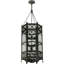 Luminaire suspendu hexagonal 6 lumières Church