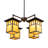 4 - Light Craftsman Brown Unique/Statement Pendant