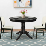 Alexa-Mae Round Solid Wood Dining Table