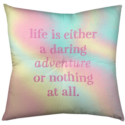 Reversible Throw Pillow