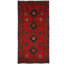 Tapis de couloir oriental rouge 5 x 10 One-of-a-Kind Tribal