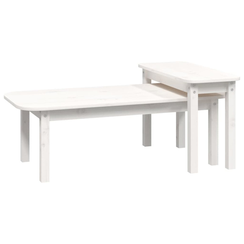 Alliyah Coffee Table, White