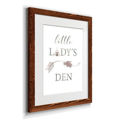 Little Lady Den Arrow - Cadre photo, impression d'art textuel sur papier