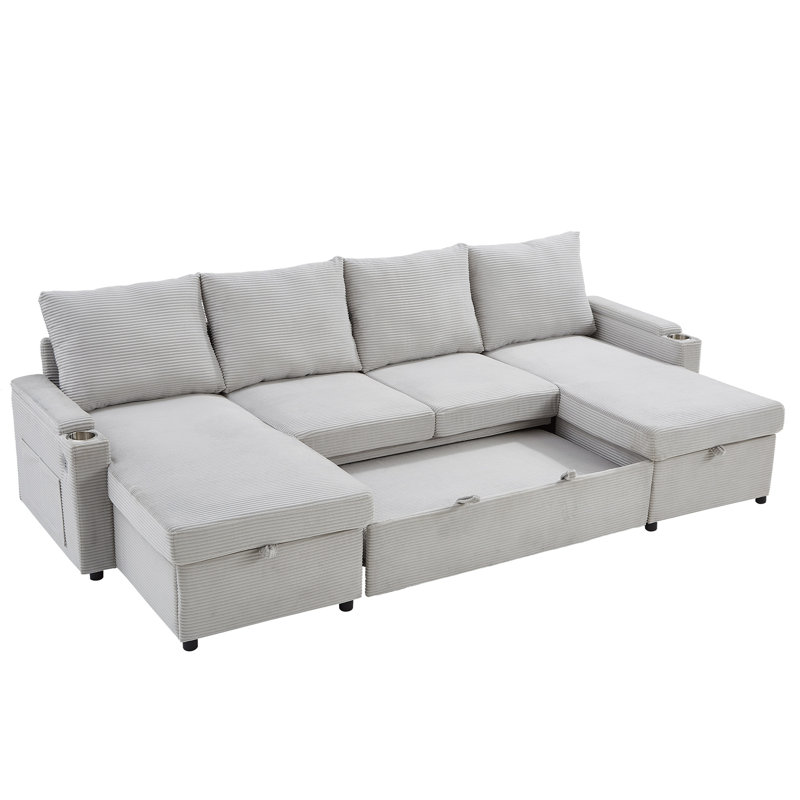 Canapé-lit convertible Modern, Gris