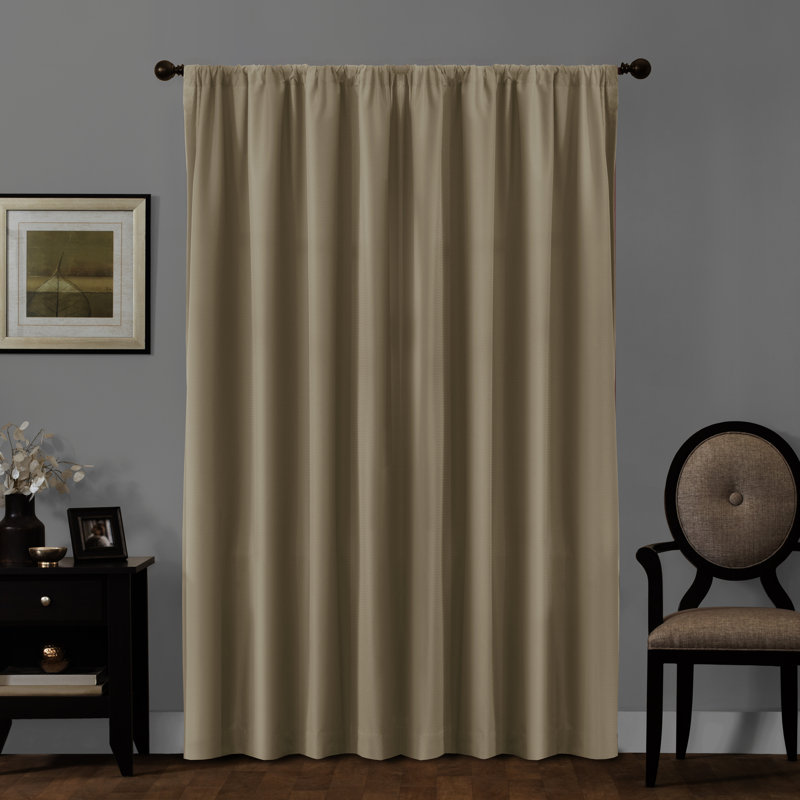Curtain Single Panel, Linen, 50" W x 84" L