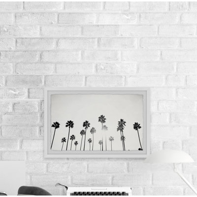 Mass of Palm Trees 1 Piece Single Picture Frame Wall Art