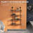 Rack Industrial Pipe Shelves Floating Wall Mounted Bookshelf, Metal Frame Display Rack