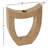 Fauve 7'' H Wood Tabletop Candlestick