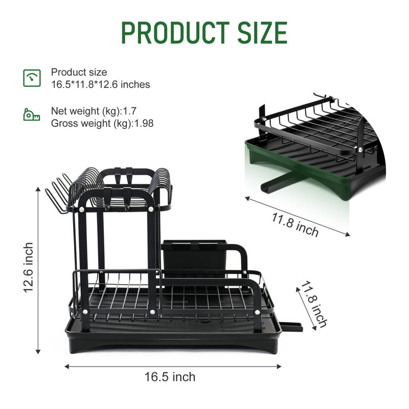 Narrow Small Household Dish Drain Rack