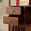 Chinese style solid wood display bookcase