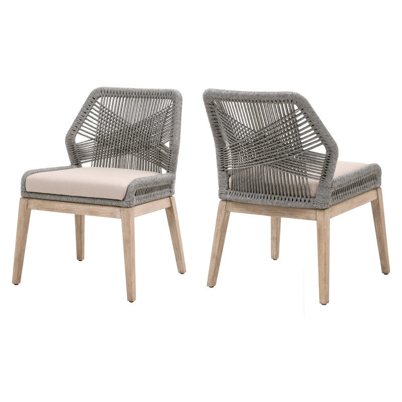 Chaise d'appoint Mitali, Gris clair