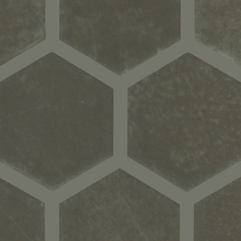 Itona 1-1/2" x 1-1/2" Ceramic Hexagon Mosaic (12 PC per Carton) (9.72 SQFT per Carton), Light Moss