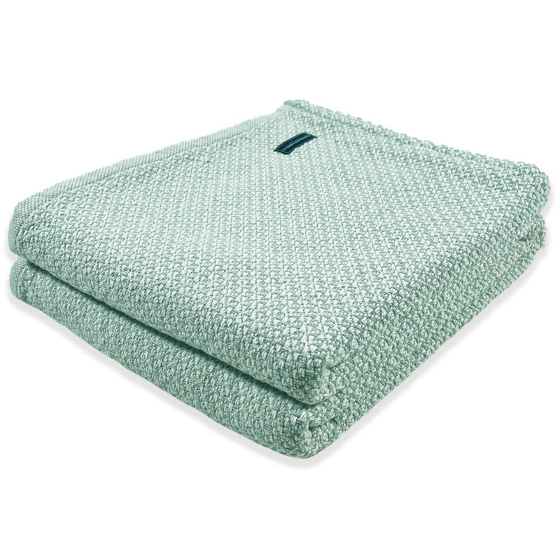 Cotton Blanket, Green, 80" x 96"