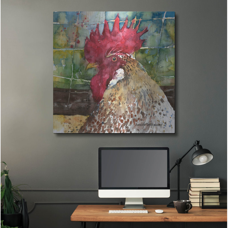 «Profile Pose» par Annelein Beukenkamp, art mural en métal, H 36 po x l 36 po