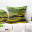 Coussin Green Rolling Hills on Misty Sunset-603408448