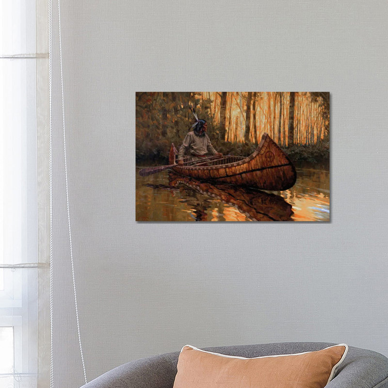 «Autumn Light» par Joe Velazquez - peinture sur toile tendue, H 18 po x l 26 po x P 1,5 po